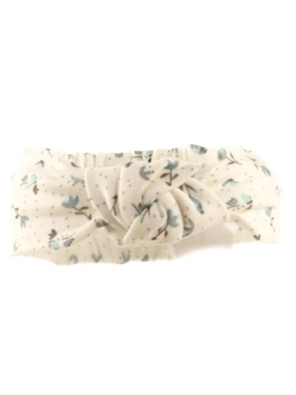 MORI LT BLUE FLORAL HEADBAND